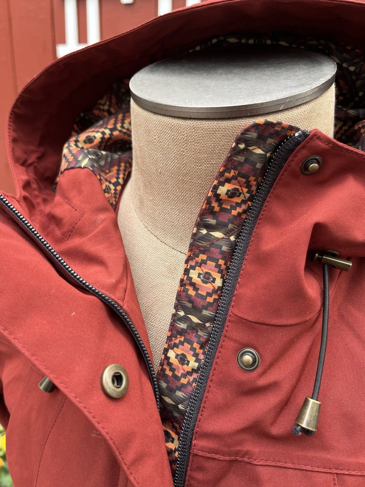 Pendleton Women's Versatile Rain Jacket Merlot Re… - image 2