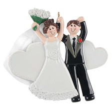 Married Couple Personalized Christmas Ornament
