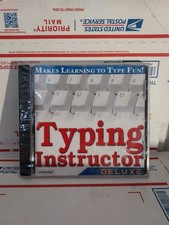 New Sealed Software PC CD Rom Typing Instructor Deluxe - 162g