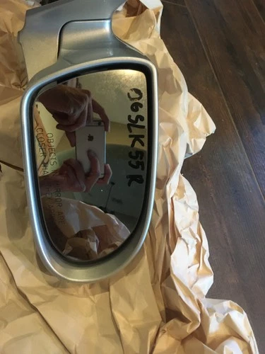 2006-2008 MERCEDES SLK Passenger Side Right Door Mirror Silver New Conditioner 