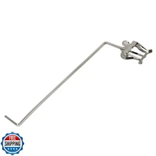 Emptty Silver 3/4 Vertical Keys Euphonium Marching Clip, 3/4 Vertical Keys Mu