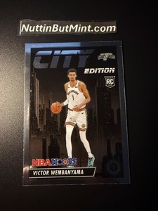 2023-24 Panini NBA Hoops Premium Stock City Edition — Victor Wembanyama #25 (RC)