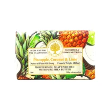 New Sealed Wavertree London Pineapple Coconut and Lime French Triple Milled Soap