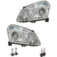 Xenon Scheinwerfer Set D2R/H7 FüR Nissan Qashqai +2 I J10 JJ10 Inkl. Lampen