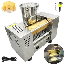 Commercial 110V Automatic Pancake Maker Durian Melaleuca Skin Forming Machine