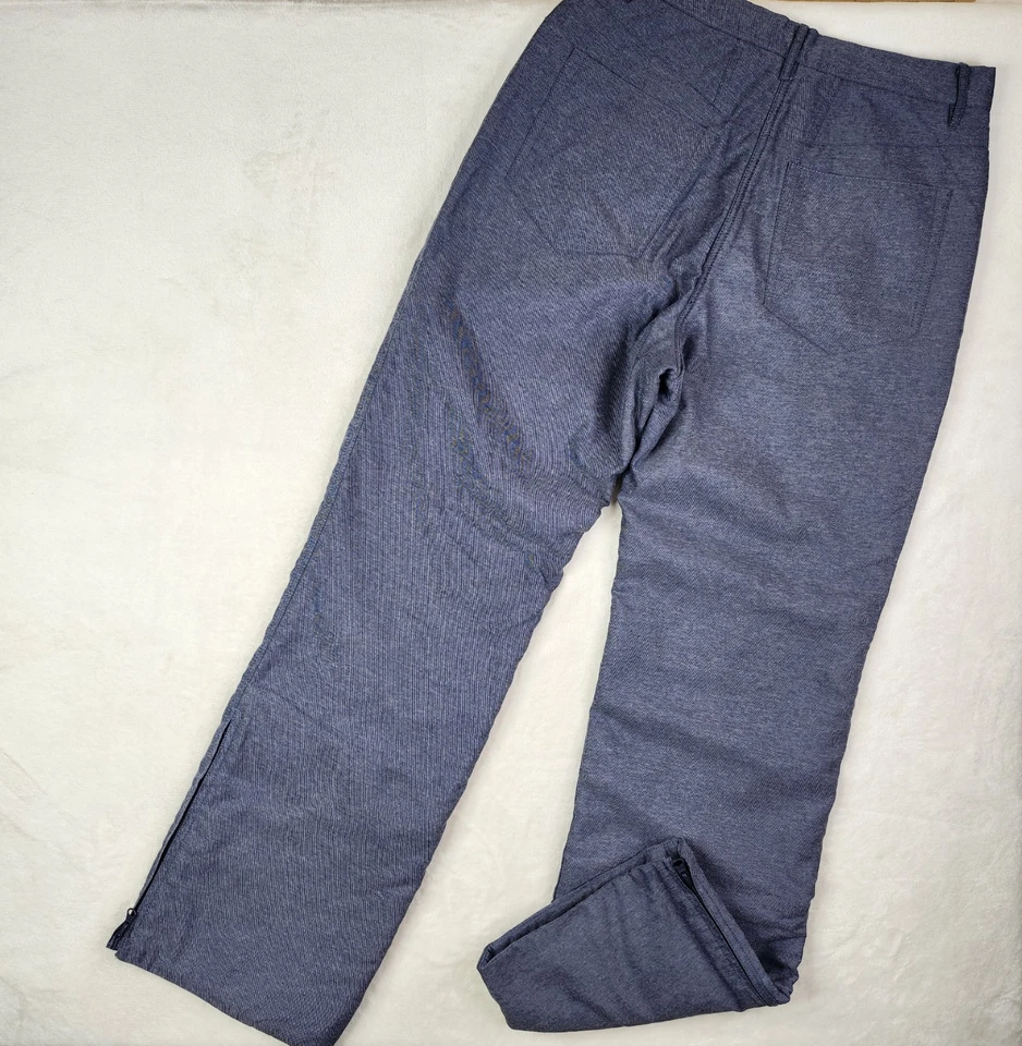 Fera Ski Schnee Hose blau Damengröße 10 L Snowboarden Winter Chambray gebraucht, in einwandfreiem Zustand  - Bild 2 von 4
