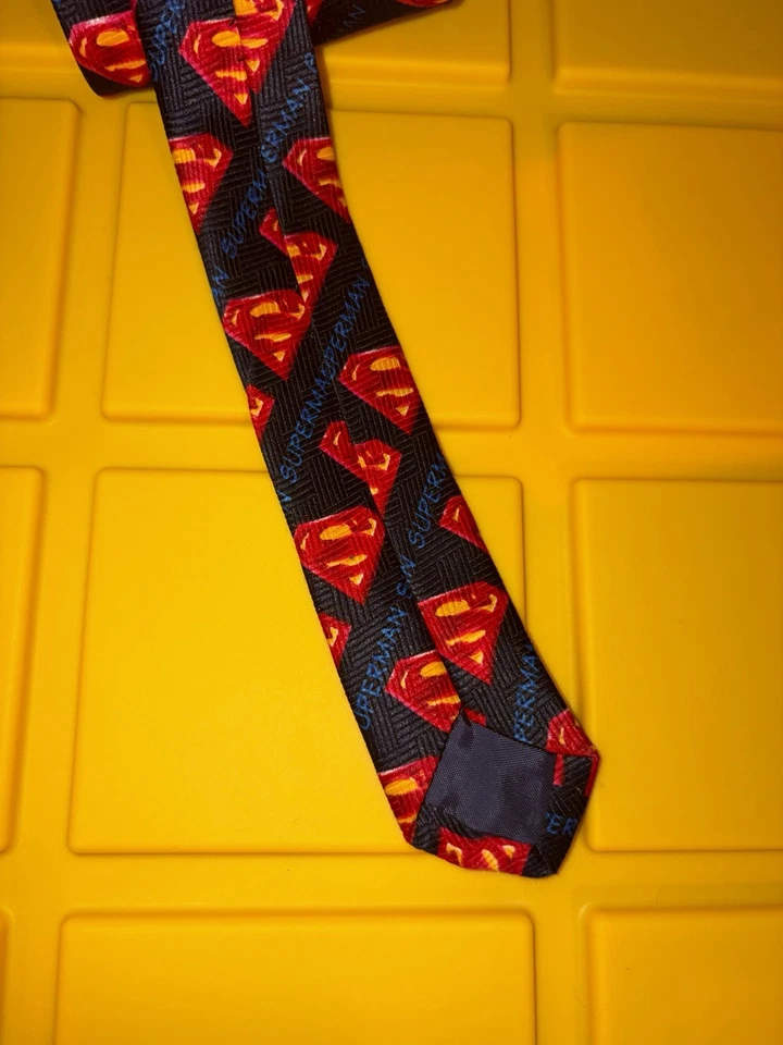 Corbata Superhéroe Superman DC Comics S Símbolo Logo Novedad Clark Kent Foto 2 de 2