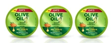 3 Pack ORS Olive Oil Edge Control Extra Hold Hair Gel, No box