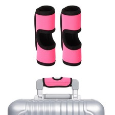 2Pcs Luggage Handle Wrap Hollow Luggage Identifiers for Luggage Pink