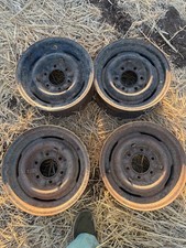 15" CHEVROLET CHEVY GMC PICKUP TRUCK WHEELS 3100 1952 1955 1949 1950 1957 clips