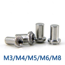M3-M8 Waterproof Self-Clinching Studs 410 Stainless Iron Sealed End Rivet Nuts