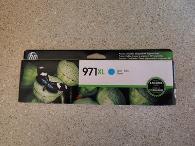 HP 971XL Cyan High Yield Original Ink Cartridge CN626AM - EXP 2018 - BRAND NEW