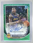 Dorian Finney-Smith 2025 Bowman #BCA-DFS Green Shimmer Refractor Chrome Auto /99