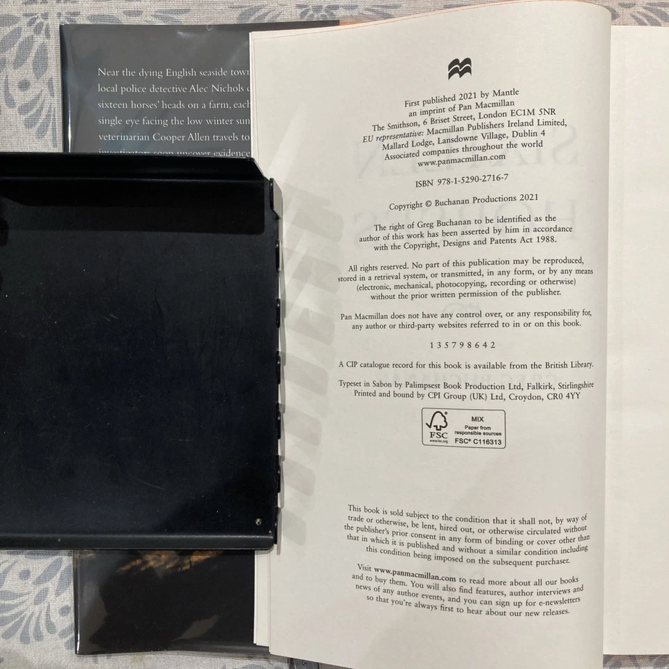 SIGNED: SIXTEEN HORSES by Greg Buchanan. Goldsboro (#1091/1500 1st/1st HB (2021) - Image 3 of 4