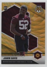 2021 Panini Mosaic Rookies Gold Wave Mosaic Prizm 3/17 Jamin Davis #364 1f3