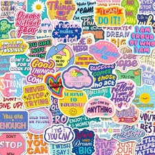 200 Pcs Motivational Stickers, Holographic Affirmation Sticker Pack, Positive...