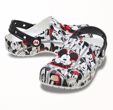 Crocs Men and Women's Mickey and Minnie Classic Clog Multi 211483-90H