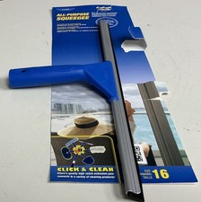 Ettore All-Purpose Window Squeegee Click  Clean Open Box