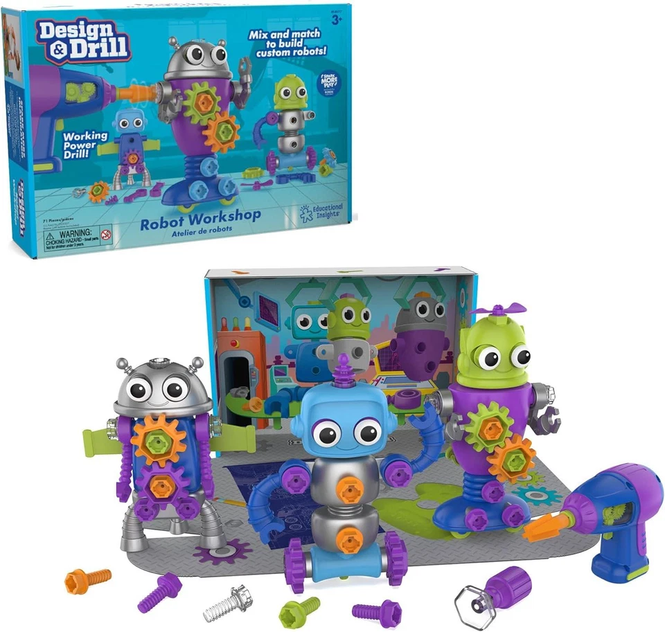 Design and Drill Robot Workshop STEM Building Toy - Image 2 of 4