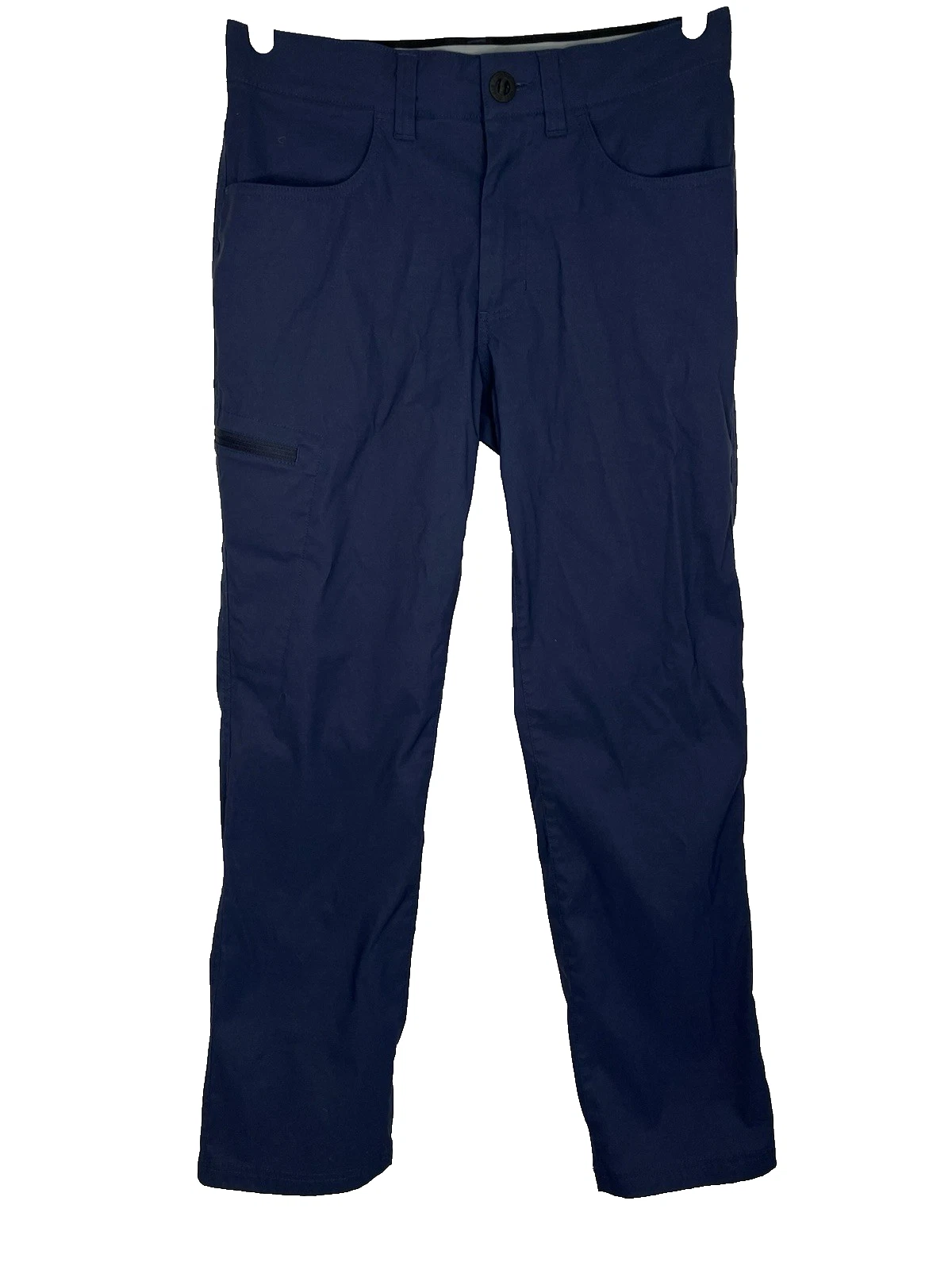 Orvis Nylon Stretch Tech Pants Navy Blue Cargo Pocket Men's Size 30 x 30
