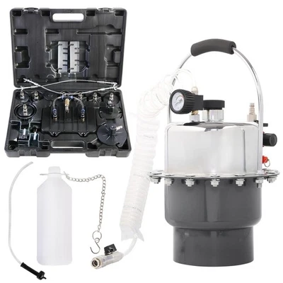 Brake Bleeder Kit Pneumatic Pressure Brake Clutch Fluid Bleeding Tool Set w.... - image 1 of 4