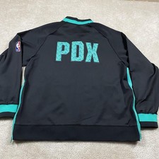 Portland Trail Blazers Jacket Mens 2XL Black NBA Basketball Nike City Edition