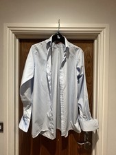 Thomas Pink Blue Shirt 15.5 Inch