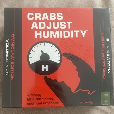 Crabs Adjust Humidity Omniclaw Edition volumes 1-5 Cards Against Humanity parody