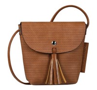 Tom Tailor Ida Weaving Flap Bag S UmhäNgetasche Tasche Cognac Braun Neu