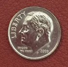 2010 D  Roosevelt Dime - Actual coin - Free shipping.