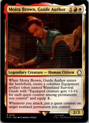 Magic the Gathering Moira Brown, Guide Author Fallout Commander MTG Free Ship!