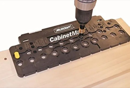 Milescraft 1316 CabinetMate Shelf Drilling Jig Index Pin & Spring Loaded Bit NEW - Picture 3 of 9