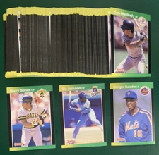 1989 Donruss Baseball's Best SET BREAK singles - stars, rookies, HOFers #201-336