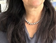 Tiffany  Co. HardWear Graduated Bead Ball Necklace 925 Sterling Silver