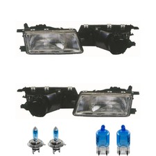 Scheinwerfer Set inkl. Premium Lampen für Opel Vectra A 86_ 87_ mit Lampenträger