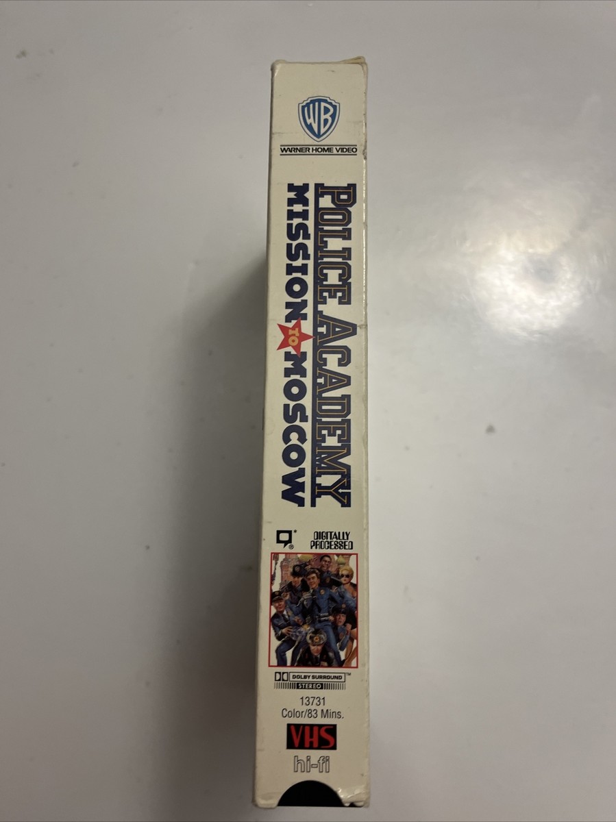 Warner Home Video Police Academy Mission to Moscow VHS Ron