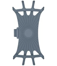 Gray Bicycle MTB Bike Handlebar Silicone Mount Holder for Cell Phone GPS