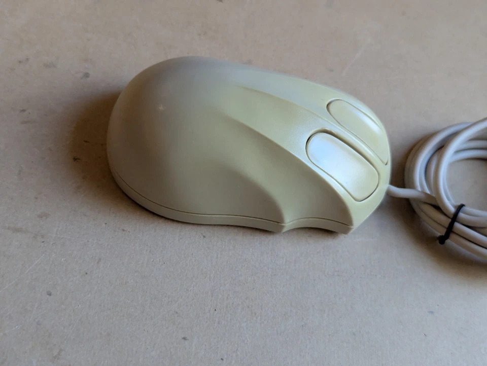 Fujitsu 3 Tasten Retro Maus LYNX-90P  Ps/2 Ball - Bild 3 von 4