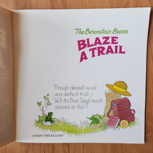 The Berenstain Bears Blaze a Trail by Stan Berenstain Paperback Book 1988 - Picture 3 of 5