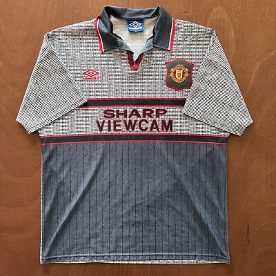 UMBRO Manchester United Away 1995-96 EPL Jersey CANTONA #7 SZ XL