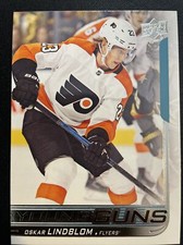 18-19 UD Series 1 Hockey Young Guns 218 Oskar Lindblom