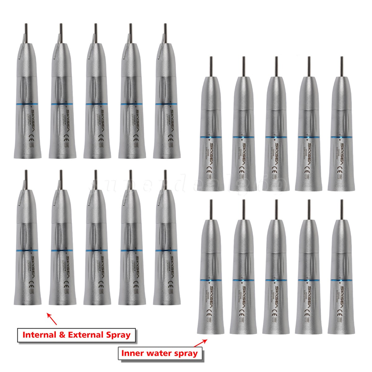 Dental Slow Low Speed Inner & outer Straight Handpiece Nosecone E
