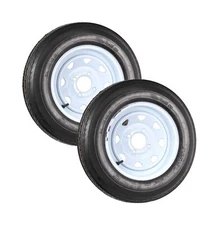 eCustomrim 2-Pack Trailer Tires On Rims 5.30-12 530-12 5.30 X 12 4 Lug Wheel ...