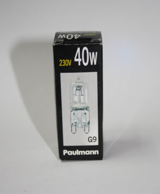 Paulmann Halogen Stiftsockellampe 40W G9 480lm 230V Klar warmweiß dimmbar