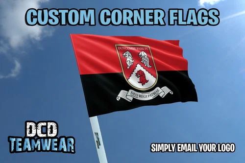 Custom Multicoloured Football Corner Flags Set of 4 Flags Only