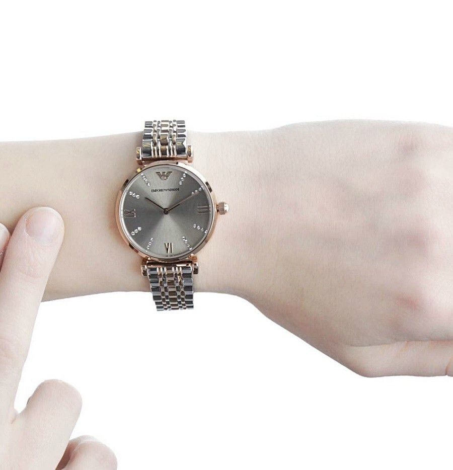 Emporio Armani 31mm Two Tone Ladies Wristwatch (AR1840) for sale