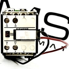 Siemens 3TB4012-0B Starter Contactor 24 VDC Coil 5 HP 