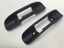 MARINE BOAT CANOE KAYAK PAIR OF BLACK NYLON PADDLE CLIP 6"(L) 2.9"HOLE DISTANCE