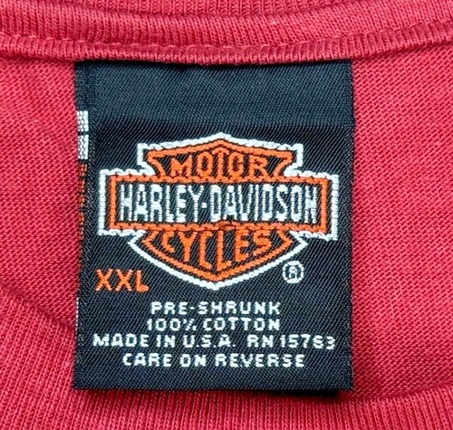 Harley Davidson Clearwater Florida Fletchers Vtg Short Sleeve T-Shirt Size XXL - Picture 3 of 8