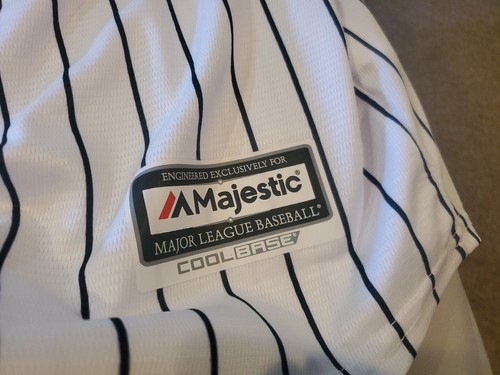 DEREK JETER MAJESTIC PIN STRIPE JERSEY-4XL WITH TAGS - Picture 3 of 12